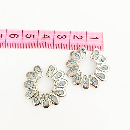 A Pair Nipple rings Flower shape Nickel free nipple shield Copper fashion women body piercing jewelry