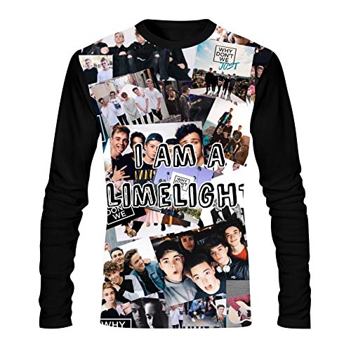 I'm A Limelight_WDW Mens Long Sleeves T-Shirts Youth PatternTee Shirts Long Sleeve Mans Polo For Men