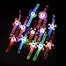 Mikulala Glow in The Dark Birthday Party Favors for Kids Prizes Box Toys for Classroom 25 Pack Light Up Toys Hand Spin Stress Relief Anxiety Toys Bulk Fidget Toys Boys Girls LED Neon Party Supplies…