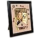 PETAFLOP Pet Picture Frames Memorial Dog WOOF Themed Photo Frame 4 x 6 Wall and Tabletop Display