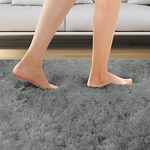 image for BlueSnail Super Ultra Soft Modern Shag Area Rugs, Bedroom Livingroom S