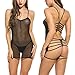 Sweetnight Sexy Mesh Babydoll Lingerie Set for Women.
