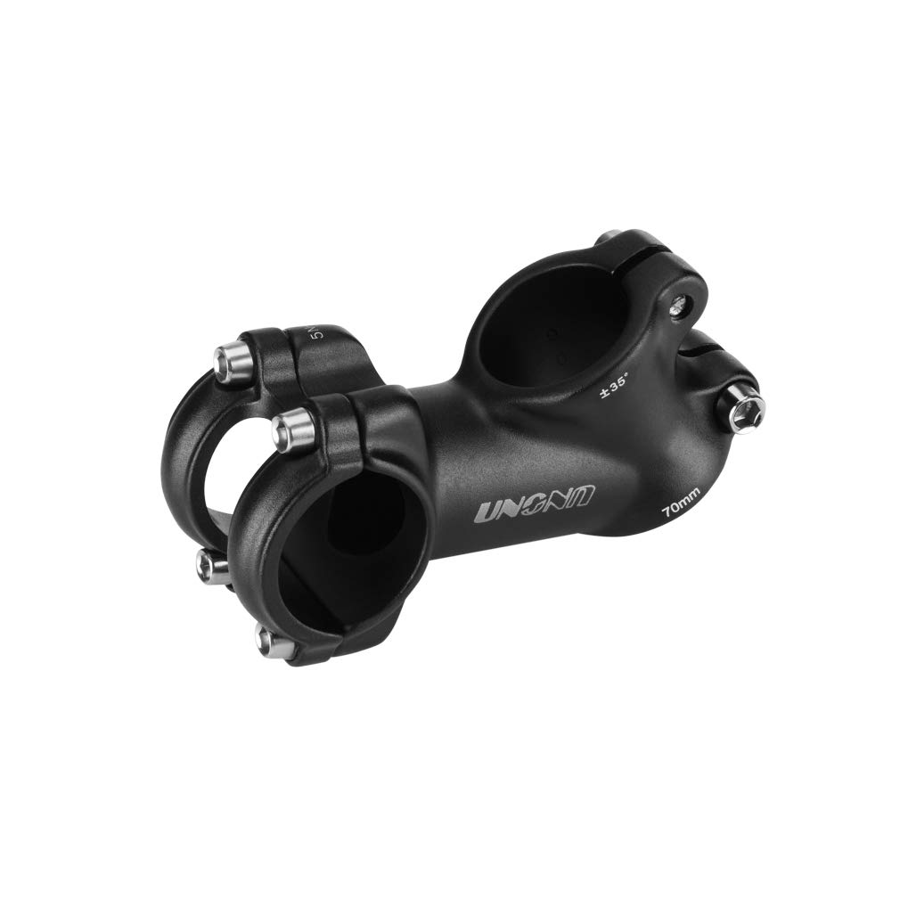 BESNIN 35 Degree Bike Stem, 31.8mm 70mm 90mm 110mm MTB Stem Mountain Bike Handlebar Stem for Bicycle, Road Bike, MTB, BMX, Cycling (35°, 31.8×70mm)