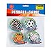 Mini Sports Pinball Games 2 Inches - Pack Of 8 Assorted Colored Sports Balls Pictures - Mini Pinball Bagatelle Game - For Kids Great Party Favors, Bag Stuffers, Fun, Toy, Gift, Prize - By Kidsco