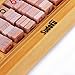 Wooden Sudoku Board Game - with Book of 100 Sudoku Puzzles - Math Brain Teaser Desktop Toys