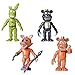 Max Fun Set of 12 pcs Five Nights at Freddy's Action Figures Toys Dolls Xmas Gifts Cake Toppers, 4 inches