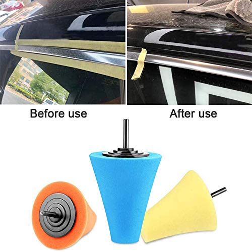 Car Buffers and Polishers Kit for Drill, 14Pcs Drill Polishing Wheel