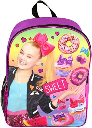 JoJo Siwa 16" Front PVC Sweet Design Backpack