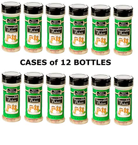 Spice Supreme Vegetable Flakes, 2-Ounce (Pack of 12)
