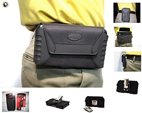 Moto Z2 Force For Rugged QX NXT Big Holster Pouch |Secure Strong Clip