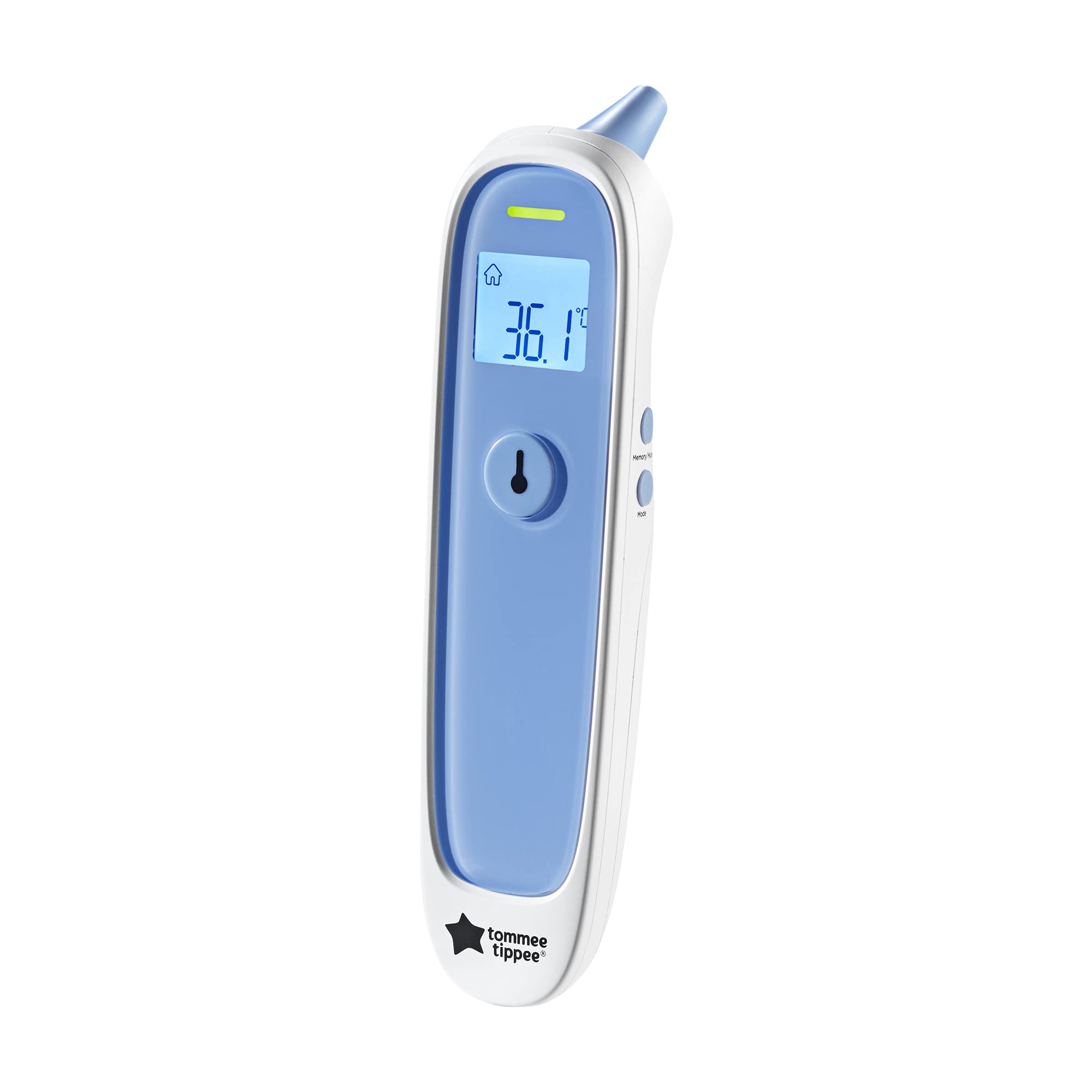 Tommee Tippee InEar Digital Thermometer, Suitable for 3m+, Essentials for Newborn Baby, 1 Second Instant Readings in Choice of ˚C or ˚F