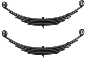 ikare Trailer Leaf Spring for 3500lbs Trailer Axle, 5 Leaf Double Eye Leaf Spring, 25-1/4" Trailer Springs, 2pcs