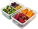 Bento Lunch Box, Meal Prep Containers, Set of 2, Configurable compartments by Live Life