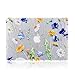 iDonzon Case for MacBook Pro 15 inch (A1398, 2012-2015 Release), 3D Effect Matte Clear See Through Hard Cover & Keyboard Cover Compatible Mac Pro 15.4 with Retina Display (NO CD-ROM Drive) - Floral