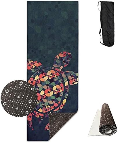 Pop Art Colour Sea Turtle Yoga Mats Non Slip Sports Mats Exercise Mats
