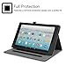 Fintie Case for Amazon Fire HD 10 Tablet (Compatible with 7th and 9th Generations, 2017 and 2019 Releases) - [Multi-Angle Viewing] Folio Stand Cover with Pocket Auto Wake/Sleep, Black