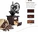Fecihor Manual Coffee Grinder With Grind Settings and Catch Drawer - Classic Vintage Style Manual Hand Grinder Coffee Mill
