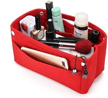OneMoreT Multifunction Handbag Organizer Purse Insert Bag Felt Fabric Storage Pouch Case