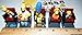 Simpsons Movie Figure Toy Set of 5 all in neat Movie Chairs with Homer, Bart, Lisa, Marge and More!