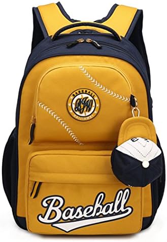 Fanci Baseball Cap Schoolbags for Girls and Boys Waterproof Super Lightweight Bookbag