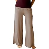 Kindred Bravely Wide Leg Maternity & Postpartum Lounge Pant, Over The Belly Pants with Pockets