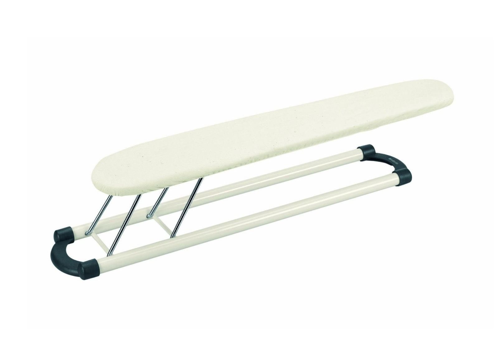 Brabantia 102400 Foldable Sleeve Ironing Board 60 x 10 cm, Ecru, Cotton Cover, 60x10 cm