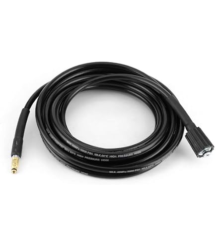 Flexible Haute Pression 10m M22 - 18 Mpa - Pour Nettoyeur Haute Pression Et Lavage Auto