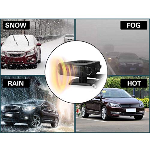 MSOO 200W 12V Car Truck Auto Heater Hot Cool Fan Windscreen Window Demister Defroster
