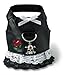 Doggles Biker Dress Dog Harness, Black, Extra Small