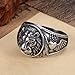 Lion King Mens 361L Stainless Steel Biker Rocker Gothic Vintage Black Ring Size 7-13