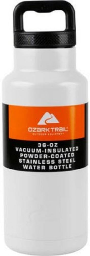 ozark trail 36 oz vacuum insulated stainless steel water bottle