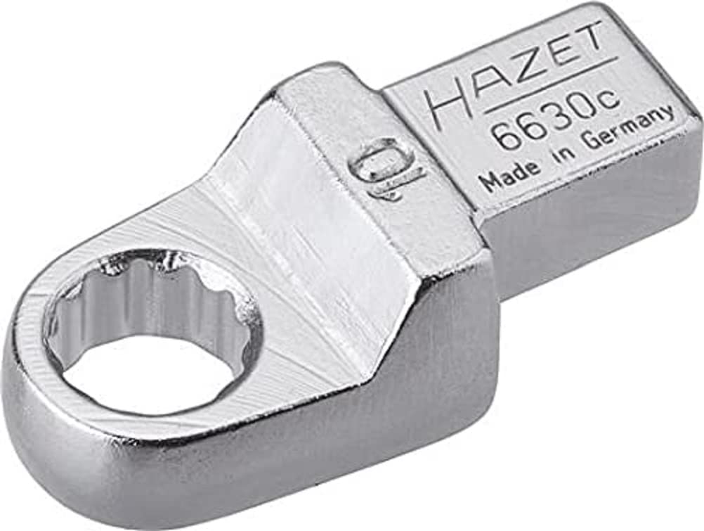 HAZET 6630C-10 42.1 mm 12-Point Traction Profile Insert Box-End Wrench - Chrome-Plated