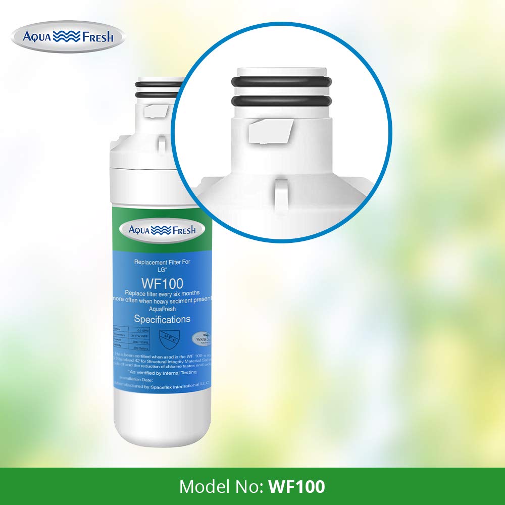 Aqua Fresh WF100 Refrigerator Water Filter, Replacement for LG LT1000P