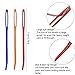FOGAWA 19 Pcs Tapestry Needle Set Bent Tip Wool Needles Yarn Needle Sewing Needles Weave Knitting Large Eye Blunt Needles with Knitting Crochet Stitch Counter, Box