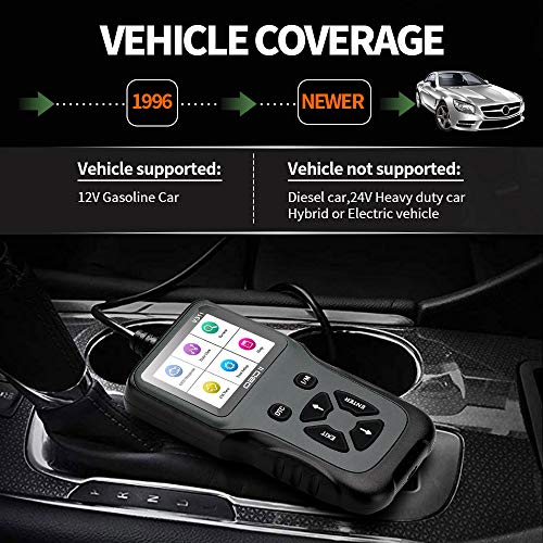 MANLI OBD2 Scanner,Professional Enhanced OBDII Diagnostic Code Reader Color Display with 2.8" Car Diagnostic Scan Tool Vehicle Check Engine Light Analyzer