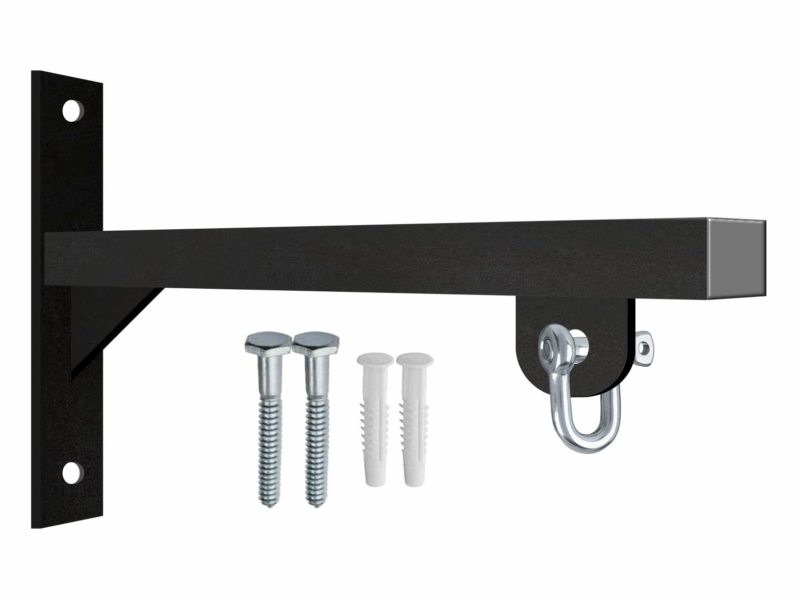 Heavy Duty Wall Bracket for Punch Bag – 12" Steel Wall Mount Hanging Stand for Boxing, MMA, Kickboxing Training Support