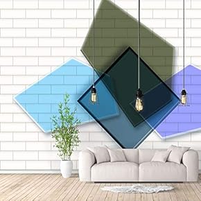 Wall Murals for Bedroom Abstract Geometric Theme Removable Wallpaper Peel and Stick Wall Stickers - 66x96 inches