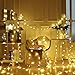 HuTools Twinkle Star Lights 16.5Ft 50 Star LED Lights Fairy Lights Battery Operated String Lights for Bedroom Star Lights for Patio Outdoor Decor Teepee Lights for Tent, Warm White