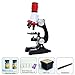 Aolvo Beginner Microscope Kit with Prepared Slides, Entry Level STEM Microscope with Accessory Kit, LED 100X, 400x, and 1200x Magnification Kids Science Toys, Educational Toy Birthday Present