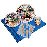 BirthdayExpress Monster Jam Party Supplies - Party Pack for 32