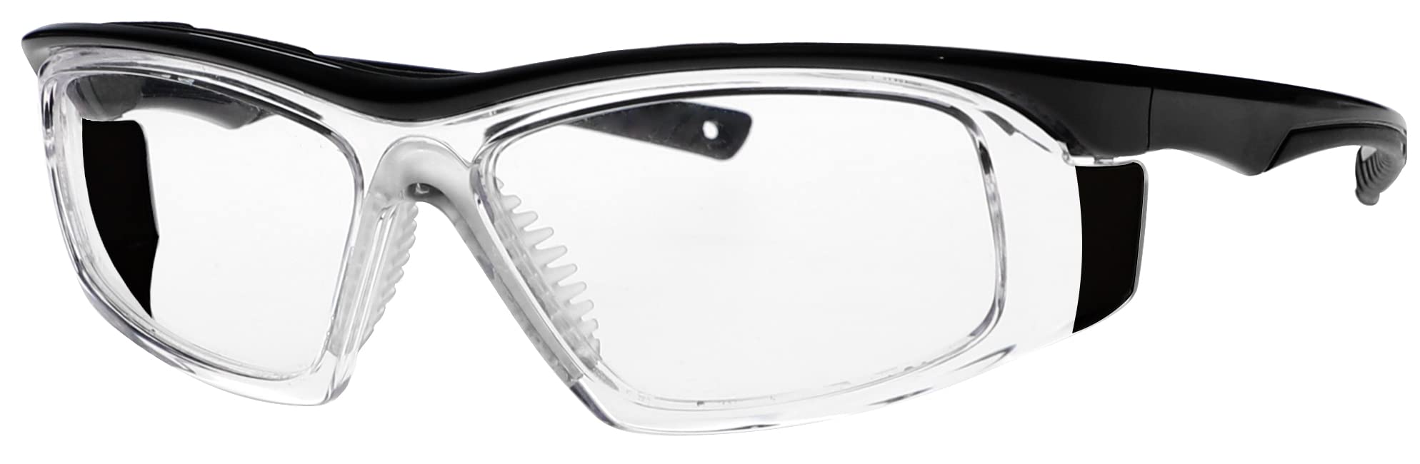 Photo 1 of ATTENUTECH Radiation Safety Glasses In Lightweight Frame with Lead Protective lenses .75mm Pb. Eq.and 0.50mm Pb Side Shield (Black)