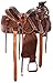 Manaal Enterprises Youth Child Wade Tree A Fork Premium Western Leather Roping Ranch Work Pony Miniature Horse Saddle Size 10 to 12 Inches Seatthumb 2