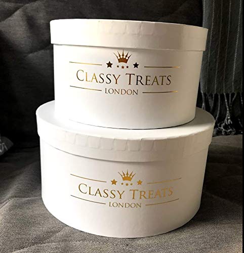 Classy Treats Decorative Round Hat Boxes With Lid Luxurious