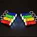 BBTO 48 Pack Various Colors Mini Flashlight Keychain Toy Flashlight Party Favors