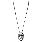 Secret for Longevity Art Deco Vintage Antique Flapper Gatsby Style Wedding Bridal Green Emerald Rhinestone Pendant Necklace on18 inch Chain