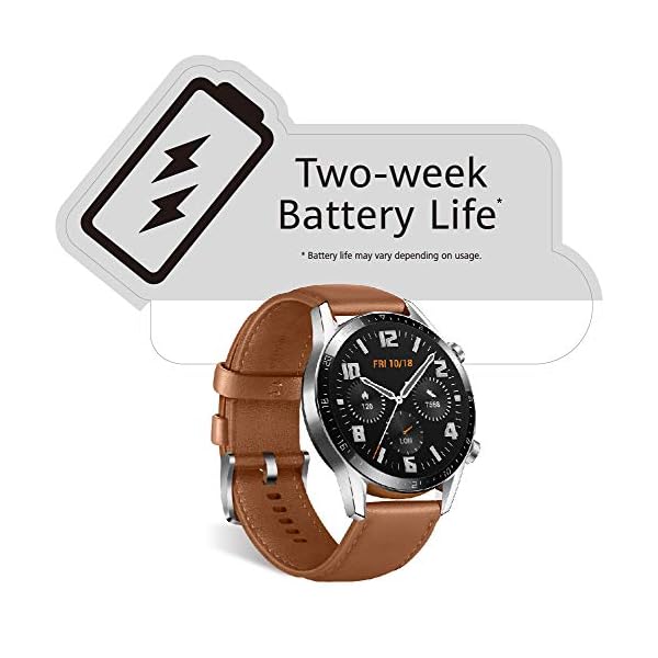 HUAWEI Watch GT 2 (46 mm) Smart Watch, 1.39 Inch AMOLED Display with 3D Glass Screen, 2 Weeks Battery Life, GPS, SpO2…