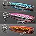Goture Fishing Jigs - Freshwater Saltwater Fishing Lures Bass Lures Lead Fishing Spoons Jigging Lures (Pack of 3)
