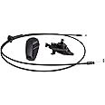 FANLIDE Hood Release Cable Assembly Kit - Hood Release Handle and Latch Bracket and Cable - DS7Z16B626C, DS7Z-99042C74-A, DS7Z-16916-F, Compatible with 2013 2014 2015 2016 2017 2018 Ford Fusion