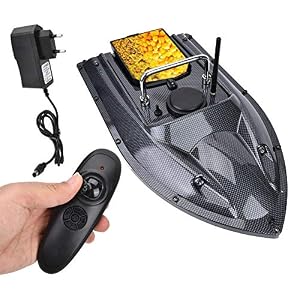 Vbest Life Bateau D’amorce De Pêche à Télécommande De 500m, Bateau D’appât De Leurre De Pêche Sans Fil Avec Lumière De Nuit De Led