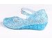 Vokamara Princess Girls Sandals Jelly Mary Jane Dance Party Cosplay Shoes for., Blue, 11 Little Kid